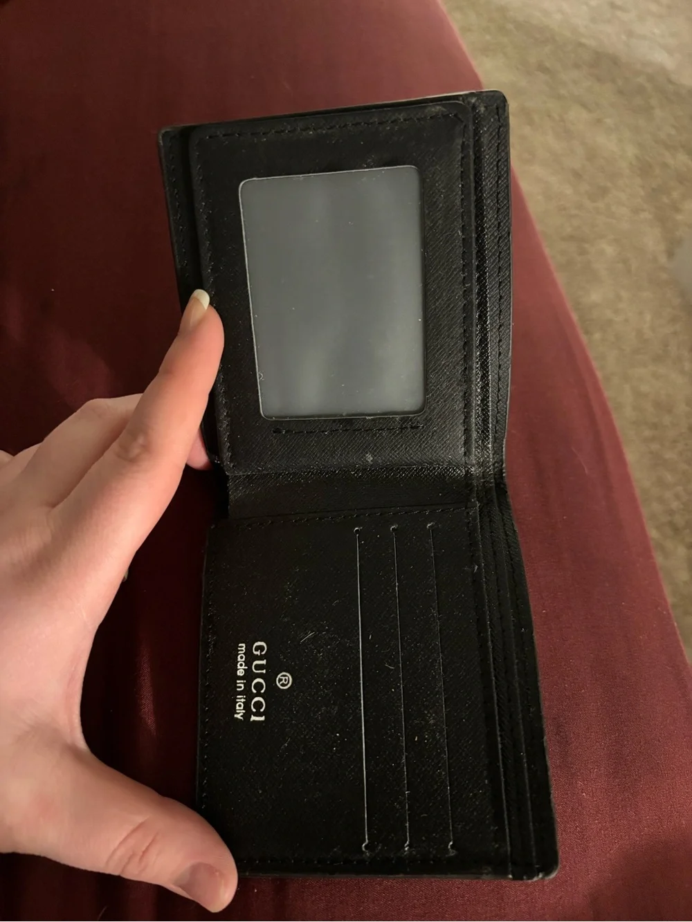 Gucci bifold wallet